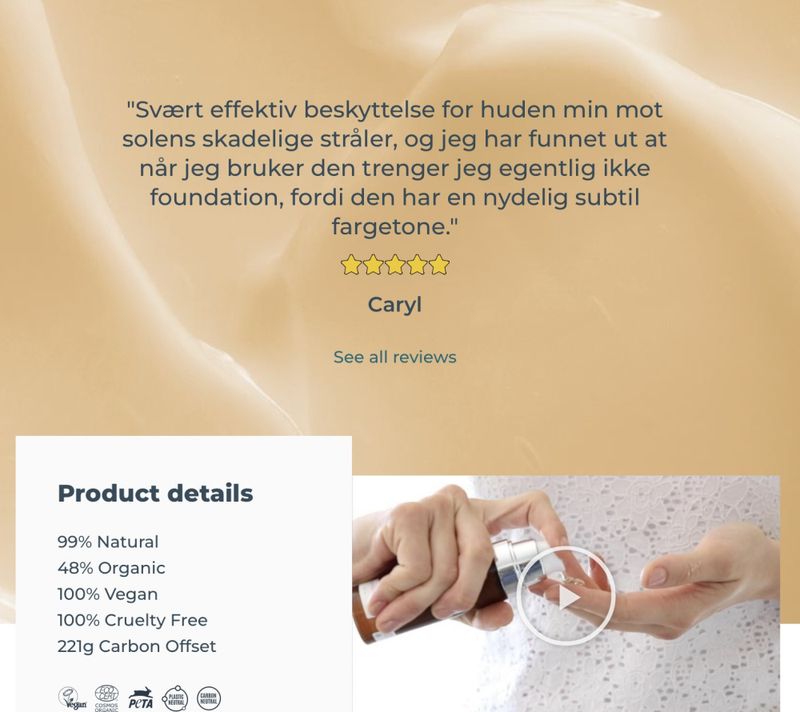 Sun Cream Dagkrem